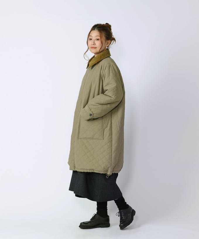 トレスコート 軽くて暖かい中綿入りコート/ITEM,COAT,LONG/Shop