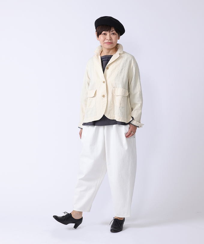 予約・6月下旬～お届け】マオパンツ・ホワイト 人気のホワイト